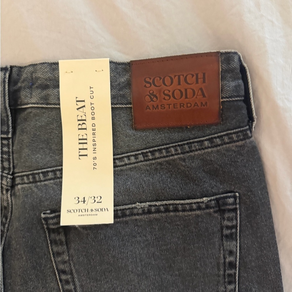 NWT Scotch and Soda Men's The Beat Bootcut Jeans 34x32 - Picture 6 of 10